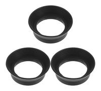 COHEALI 3 Piezas Protectores Oculares de Goma Aplicables para Microscopios y Binoculares Bloqueo de Luz, Compatibles Lentes de 29-31 Mm, Ideales para Laboratorio y Aula