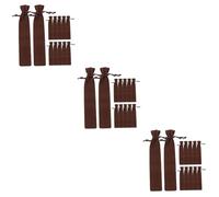 COHEALI 36 Piezas Estuche Pen Holder Pencil Case cartuchera Bolso de la Pluma con cordón Bolsas portabolígrafos Bolsas Protectoras para bolígrafos Bolsa de una Sola Pluma Franela Brown