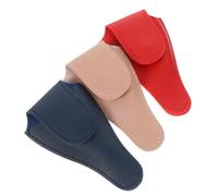 COHEALI 3piezas Protector De Tijeras De Cutícula Con Funda De Almacenamiento Pu Diseño Ligero y Compacto Para Manicura y Pedicura Fácil Apertura y Cierre Resistente y Portátil Para Cuidado