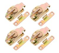 COHEALI 4 hebillas de hierro para mesa de comedor, hebilla de bloqueo de muebles, accesorios para hojas de comedor y cerraduras de gabinete