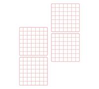 COHEALI 4 Piezas Adorno de Pared de Fotos en Rejilla de Hierro Rosa | Decoración para Fiestas Temáticas y Hoteles, Fondo para Fotografiar, Ligera y Portátil