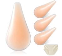 COHEALI 4 Piezas Almohadilla Protectora Íntima de Silicona, para Mujer | Adhesiva E Invisible, Cobertura Suave y Reutilizable, para Bikini, Baño y Vacaciones de Verano