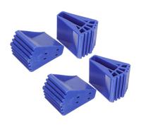 COHEALI 4 Piezas Cubiertas Antideslizantes para Pies de Escalera de Goma Azul Base Agrandada, Reemplazo Duradero para Escaleras Amplia Variedad de Aplicaciones