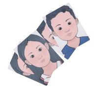 COHEALI 4 Piezas Tablero de Pintura Facial A4 Reutilizable para Práctica de Maquillaje Diseño Realista y Plástico Resistente Adecuado para Entrenamiento de Técnicas de Maquillaje