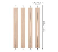 COHEALI 4 Tiras Calefactoras para Sellador Térmico de 200 MM Kit de Repuesto Elementos Calefactores de Tela Resistentes para Máquina Selladora Doméstica y Comercial