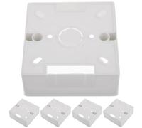 COHEALI 5 Piezas Caja de Conexiones Eléctricas de Pvc Blanco para Exterior Gran Capacidad y Fácil Instalación, Adecuado para Autocaravanas y Uso Seguro de Cables Eléctricos