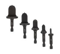 COHEALI 5 Piezas Kit de Herramientas de Abocardado para Tubos de Cobre, Expansor de Tubos Vástago Hexagonal, Herramienta de Acero de Alta Velocidad para Taladro Eléctrico Manual, Uso