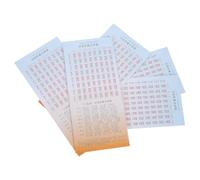 COHEALI 5 Piezas Libro de Adivinación de Papel, Libro de Bolsillo de Interpretación, 64 Hexagramas del I Ching, Guía Detallada para Principiantes y Usuarios Avanzados, para Resolver