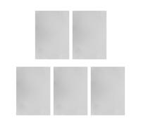 COHEALI 5 Piezas Protector para Portátil de Pvc Reutilizable y Removible Color Plata, Funda para Ordenador Portátil Que Protege y Decora Tu Equipo Fácilmente