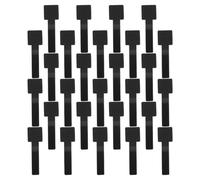 COHEALI 50 Etiquetas Autoadhesivas para Cables, Bridas de Nailon Negras para Gestión y Organización, Correas Reutilizables para Cables Usb, Cargadores y Auriculares en Casa y Oficina