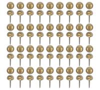 COHEALI 500 Unidades Clavos de Setas Metálicos de 8mm Cabeza Redonda y Dos Patas, de Hierro Acabado Elegante, Caja de Almacenamiento Incluida para Manualidades y Scrapbooking