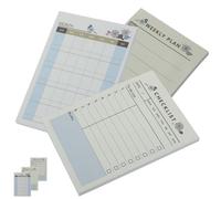 COHEALI 6 Libros Planificador Diario y Semanal Pequeño Pestañas Desprendibles, Bloc de Notas sin Fecha, Planificador de Listas de Tareas Pendientes para Oficina y Escuela