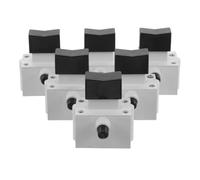COHEALI 6 Piezas Interruptor Eléctrico de Botón Pulsador de Arranque para Máquina de Corte Industrial, Plástico Resistente, Alta Capacidad de Carga, Adecuado para Mantenimiento de