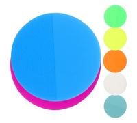 COHEALI 8 Pestañas de Índice Adhesivas Redondas Reutilizables, Notas Autoadhesivas Impermeables de Colores para Oficina y Hogar, Pegatinas Prácticas para Resaltar Texto, Pack de 8