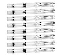 COHEALI 8 Piezas Pluma Escritura Estable Estilográfica con Punta Flexible y Mecanismo de Llenado por Pistón Material Plástico Adecuado para Caligrafía y Pintura para y Principiantes