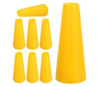 COHEALI 8 Piezas Tubo Organizador de Hilo de Plástico Amarillo para Máquina de Coser Arquitectura Avanzada de Bobinado y Adaptabilidad para Múltiples Máquinas en Proyectos de Costura