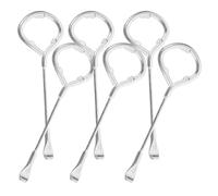 COHEALI Abrelatas Multifuncional para Latas de Pintura 5l, Llave Manual M10 de Acero Cromado, 6 Piezas para Abrir Baldes, Botellas de Cerveza y Tapas de Barriles, Herramienta Segura