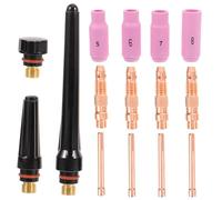 COHEALI Accesorios de Soldadura Tig Wp17/18/26 16 Piezas Malla de Soldadura para Copa Tig Pantalla Difusora Metálica Kit de Malla de Alambre por Argón