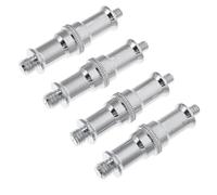 COHEALI Adaptador de Tornillo 1/4 a 3/8 de Acero Inoxidable, 4 Unidades, Convertidor Roscado para Soporte de Iluminación, Compacto y Resistente, Uso para Cámara, Trípode y Equipos