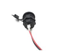 COHEALI Adaptador Divisor Mechero con Doble USB y Cable de Protector contra Agua y Polvo Carga para Móvil GPS y Tablet Diseño Compacto y Ecológico Compatible con Coche y Moto