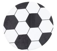 COHEALI Alfombra Redonda de Fútbol de 79 Cm | Alfombra de Fútbol para Dormitorio Infantil Y Sala de Juegos | Alfombrilla Antideslizante para Silla de Oficina en Suelos de Madera, Ideal para Sillas