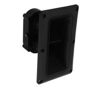 COHEALI Altavoz Piezoeléctrico de Doble Bocina para Escenario y Exterior Tweeter con Alta Presión Sonora Accesorio de Audio para Entrenamiento de Canto de Aves Repuesto Plástico Negro