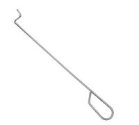 COHEALI Atizador de Chimenea de Acero Inoxidable, Gancho Multifuncional para Fogatas y Barbacoa, Gancho para Utensilios de Cocina y Camping, Accesorio Resistente para Estufas de Leña