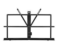 COHEALI Atril para partituras musicales plegable de sobremesa, soporte compacto ABS negro para músicos y estudiantes en estudio y casa