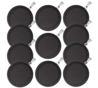 COHEALI Bandejas Colgantes de Madera Bisel Negro 25 MM 10 Piezas para Hacer Pendientes y Dijes Accesorios para Joyería DIY Manualidades y Fabricación de Colgantes