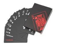COHEALI Baraja de Cartas de Póquer Impermeables de Plástico Diseño Clásico, Paquete de 2 Cajas Portátiles para Juegos de Mesa y Fiestas Divertidas