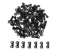 COHEALI Bisagras de Hierro para Marco de Fotos, Soporte Trasero Plegable sin Tornillos, 100 Piezas para Caballete y Exhibición, Bisagras de Pata de Apoyo Resistentes para