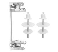 COHEALI Bisagras de Zinc para Asiento del Inodoro Aleación de Zinc, Fácil Instalación y Durabilidad Resistente, Compatibles Distancia de Agujero de 155mm para Reparación en Baños de Hotel