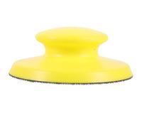 COHEALI Bloque de Lijado Manual Redondo de 5 Pulgadas Flexible Soporte de Espuma Pu para Lijar Carrocería y Superficies, Almohadilla Lijadora Profesional para Trabajos de Carpintería