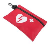 COHEALI Bolsa de Primeros Auxilios para Senderismo y Bicicleta Gran Capacidad y Diseño de Asa en Tela Roja Portátil para Emergencias al Aire Libre Color Aleatorio