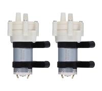 COHEALI Bomba de Agua para Acuario de Diafragma Micro R385 6-12v Silenciosa y Portátil Minibomba de Agua Pequeña para Circulación y Transferencia Pack 2 Unidades Uso Doméstico y