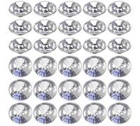 COHEALI Botones de Cristal para Manualidades y Tapicería, 100 Piezas de 20 Mm Lazo de Acrílico, Tachuelas Decorativas para Sofá y Muebles, Accesorios para Bricolaje y Costura