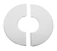 COHEALI Brida Dividida de Acero Inoxidable 50 Mm Tapa Redonda para Cubrir Agujeros en Pared, Cubierta para Brida de Plomería Resistente y Decorativa, Embellecedor Adecuado para Baño