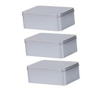 COHEALI Caja De 3 Piezas caja de hojalata refrigerios elegibles para EBT contenedor de merienda para niños cajas almacenaje cajas de almacenaje recipientes para alimentos lata de hojalata