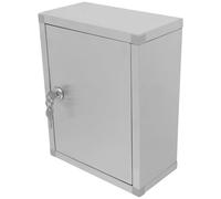 COHEALI Caja de Buzón de Sugerencias de Acero Inoxidable 27x21x11 Cm, Colgante para Pared Cerradura, Resistente al Agua y Multifuncional para Oficina y Espacios Públicos