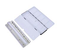 COHEALI Caja de Hierro Vacía Diseño para Pigmentos Sólidos de Acuarela Reutilizable y Resistente Adecuado para Pintura al Aire Libre y Viajeros