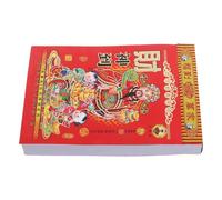 COHEALI Calendario Varios estilos 2026 Chino Tradicional de Pared Año del Caballo Diseño Clásico en Papel Rojo y Función Fácil de Desprender para Ambiente Feng Shui