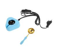 COHEALI Calentador Eléctrico de Cera con Cuchara para Fundir Compacto y Duradero Juego Vintage para Sellos Lacre Horno de Fusión Portátil para Manualidades y Sellado Artesanal