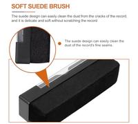 COHEALI Cepillo para Limpieza de Discos Vinilo y CD Kit Antiestático para Tocadiscos de Cepillos para Cuidado y Protección de Vinilos y Álbumes CD