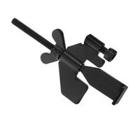 COHEALI Cerradura de Puerta Portátil, Cerradura de Viaje de Acero Inoxidable, Negra, Ligera y Portátil, para Hotel, Viaje y Uso en Puertas de Interior