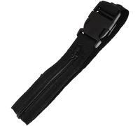 COHEALI Cinturón de Dinero para Hombres Negro 120 Cm, Cinturón Invisible Seguro Bolsillo Oculto, Ligero y Transpirable para Deportes al Aire Libre, Correr, Senderismo y Viajes