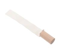 COHEALI Clay Trimming Tool With Suede Strip And Wooden Handle For Smoothing And Polishing Pottery Beginner-friendly Craft Accessory