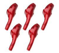 COHEALI Colgantes de Rama Coral Roja 5 Piezas 4-7 Cm Accesorios de Cuentas DIY para Collar y Pulsera, Suministros de Joyería Artesanía para Niñas y Mujeres, Amuletos para Manualidades