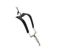 COHEALI Correa de Hombro Varios estilos de Cuero y Nylon Negro Doble Tirante, Efecto Fijo y Buena Carga para Saxofón Accesorio Adecuado para Músicos Profesionales Varios estilos
