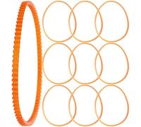 COHEALI Correas de Motor para Máquina de Coser Doméstica 10 Unidades Goma Dentada Doble Talla 115 Accesorios para Reparación y Mantenimiento