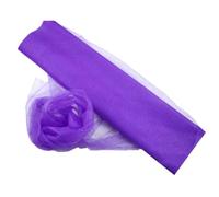 COHEALI Cortina de Gasa Púrpura para Decoración de Bodas, 47cm de Ancho y 7.5m de Largo, Adecuado para Decoración de Escenario y Fiesta Nupcial